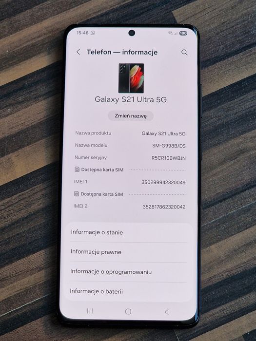 Samsung S21 Ultra 5G 256GB