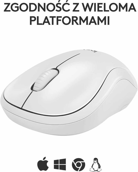 Logitech M240 SILENT Mysz Bezprzewodowa bluetooth Silent Cicha Biała