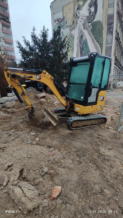 Caterpillar 301.8  Sprzedam minikoparkę CAT 301.8 rok 2022