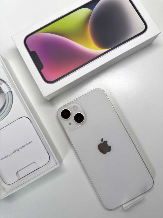 Apple iPhone 14・128GB・Luz das estrelas (Fatura e Garantia)
