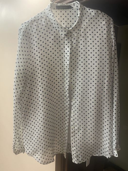 Блузка темно-синій горох Reserved