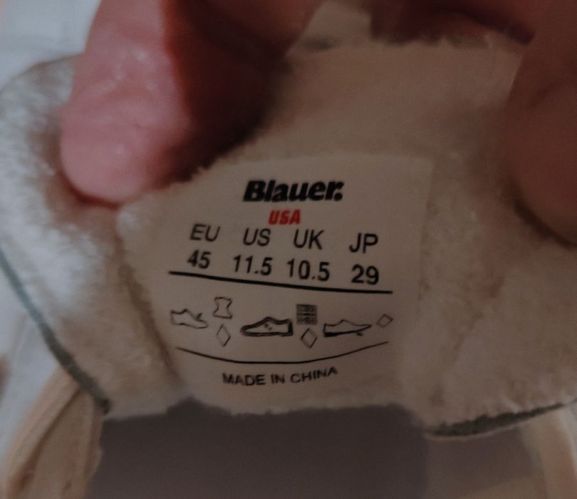 Sneakersy BLAUER Buck . R.45 nowe . 2 lata gwar.