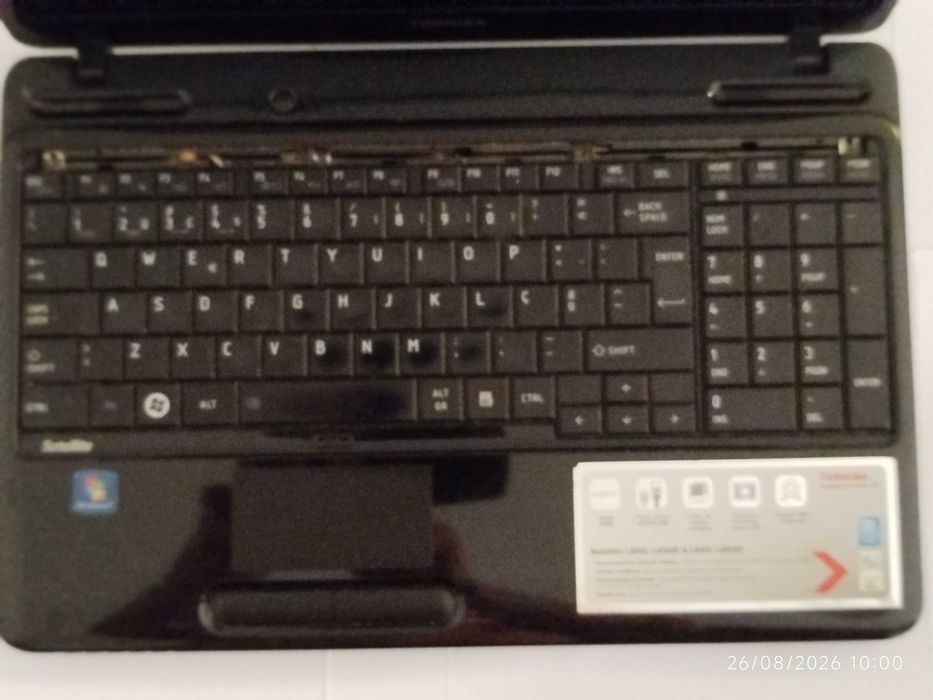 Toshiba Satellite L650 – Para Peças ou Reparar (Sem Disco Rígido)