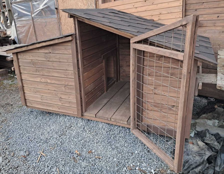 Надійний комфортний вольєр, вольер, буда, будка для собак та тварин