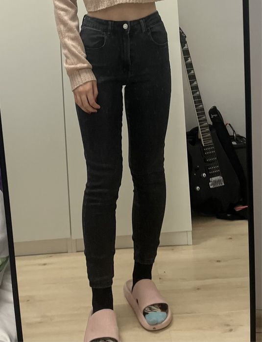 Czarne skinny jeans