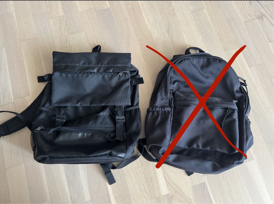Рюкзак ролтоп черный jetpack