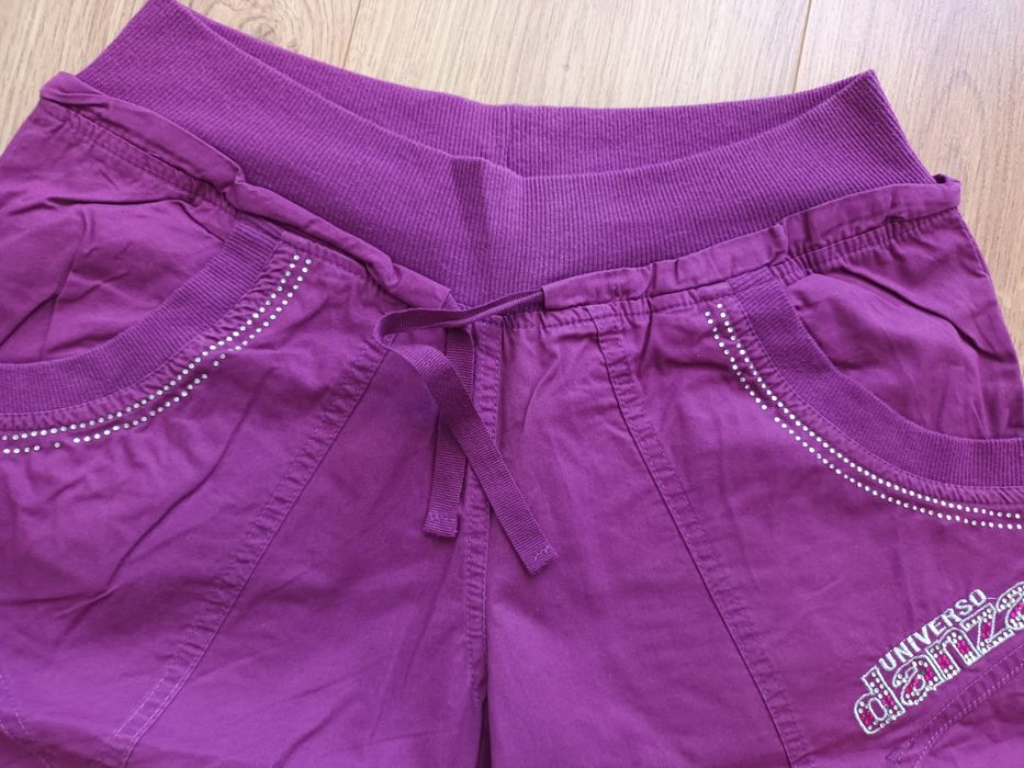 Fioletowe spodenki