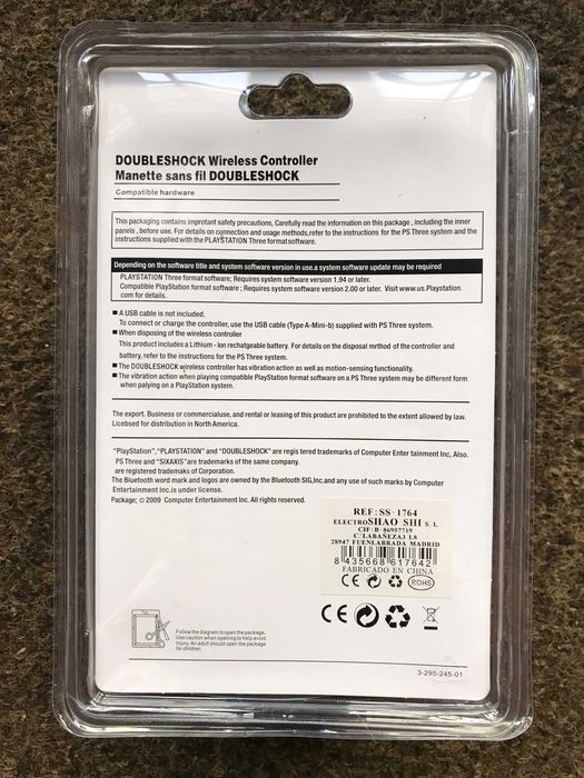 Wireless PlayStation 3 (PS3) Controller / Wireless PS3 Controller – Sealed64751091899649121