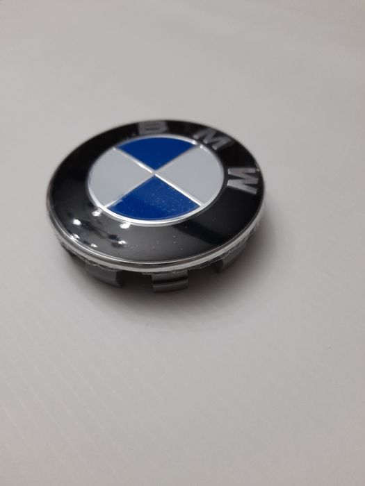 4 Centros de jante BMW 68mm e Símbolos Mala e Capô NOVOS