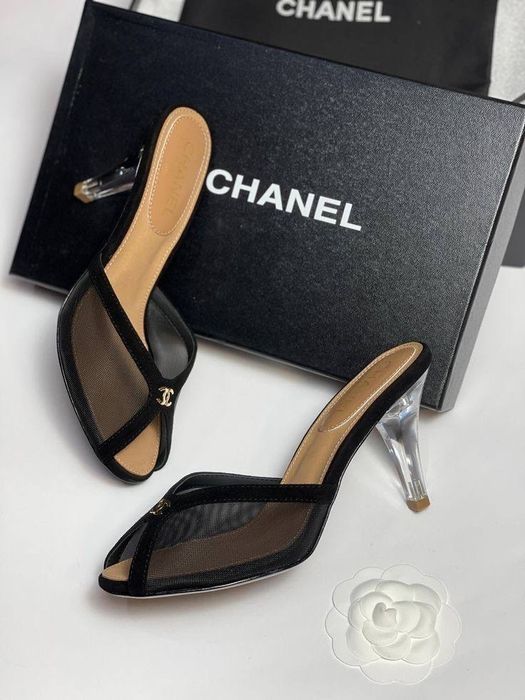 Босоніжки мюлі chanel loro piana