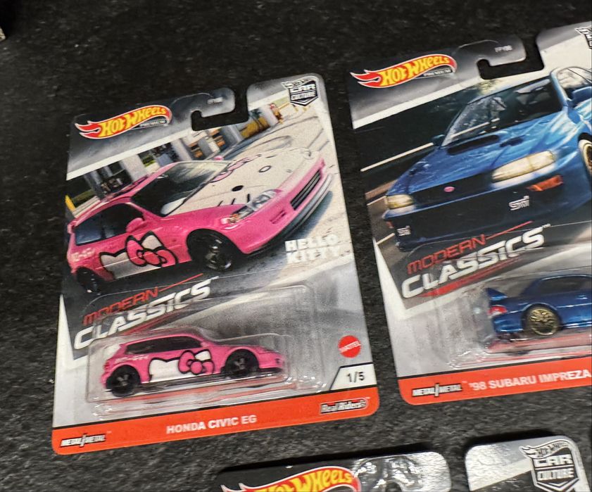 Hot Wheels zestaw Modern Classics 2020 Civic Kitty Impreza 22B VW Jett