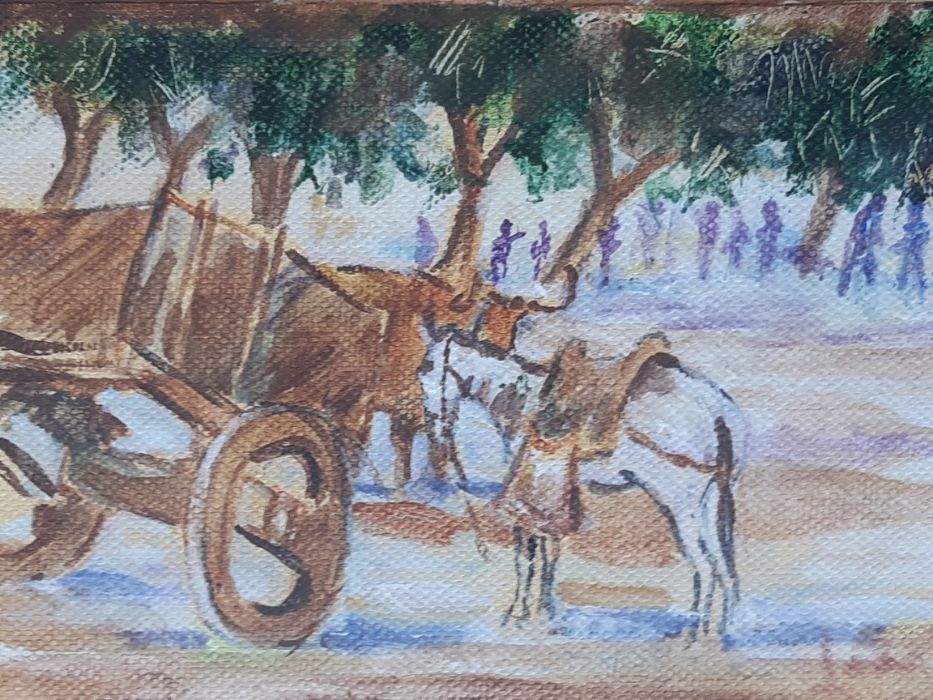 Pintura Cena campestre - João Pereira