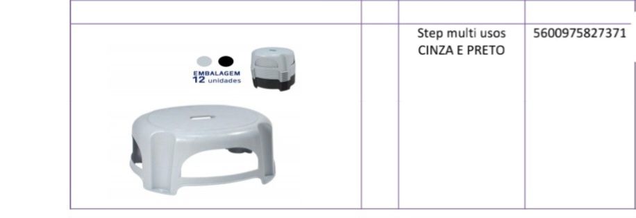 Banco de plástico branco e preto