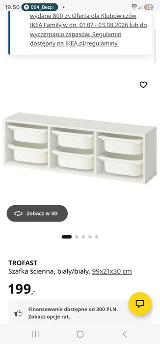 Trofast ikea czarny 2 szt