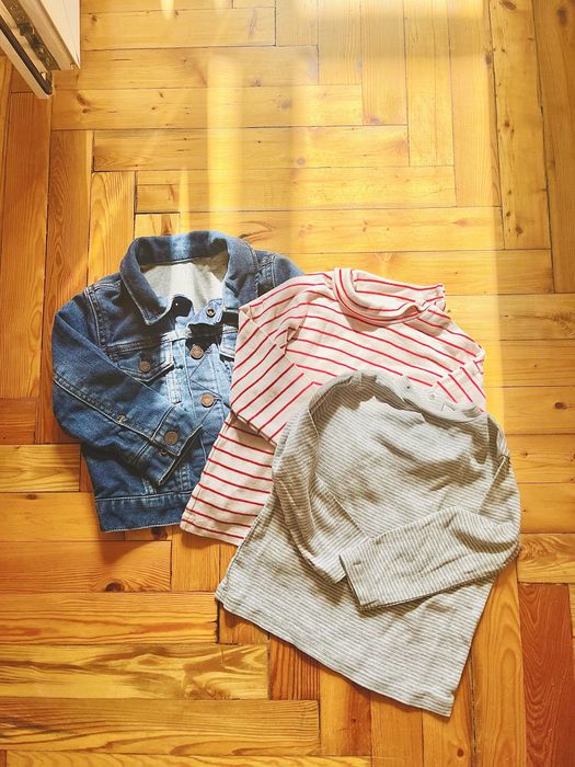 Ветровка, джинсовая куртка, гольфик Gap, Zara, M&S 18-24 мес