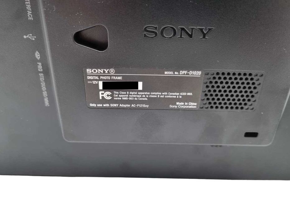 Moldura digital Sony DPF-D1020 10.2" Clear Photo LCD | Grade A