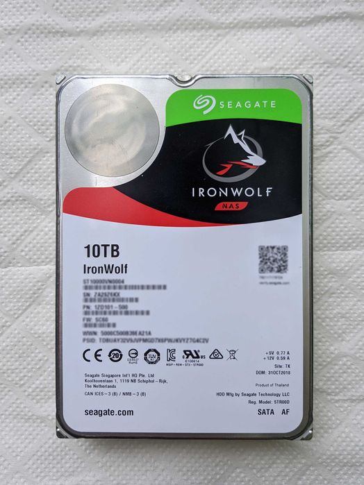 Seagate IronWolf 10 TB: 7 000 грн. - Комплектующие и запчасти