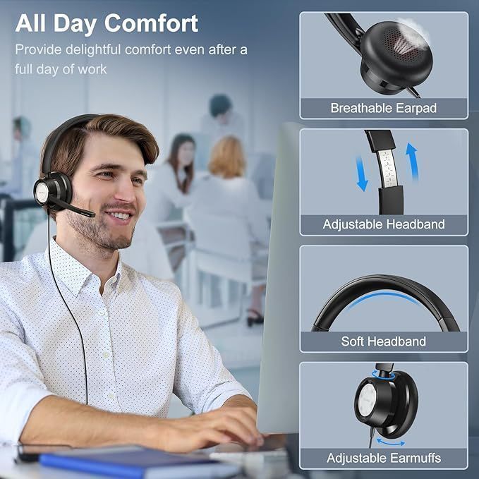 Zestawy Słuchawkowe Usb Z Mikrofonem Link Dream H365