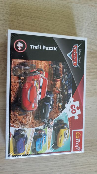 Nowe puzzle Auta Cars Trefl 4+ 60 elementów
