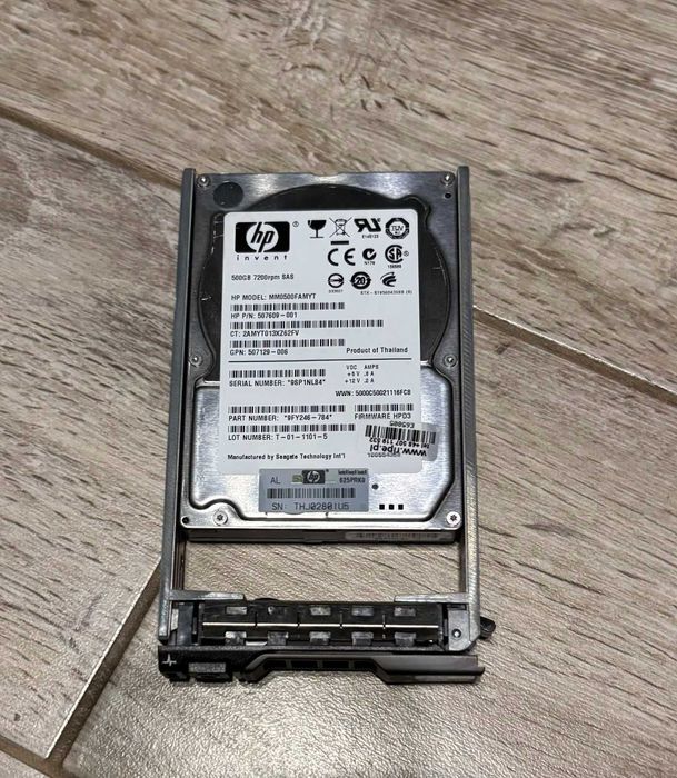 Dysk HP 500GB SAS 7200RPM
