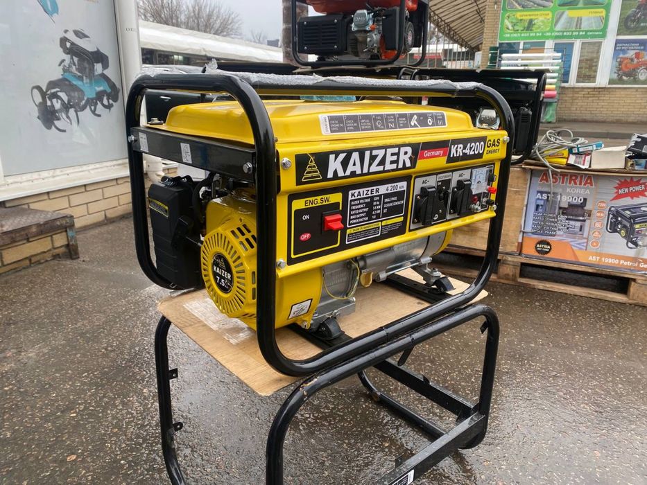 Генератор 3.5-4.2 кВт KAIZER GNS бесплатная доставка