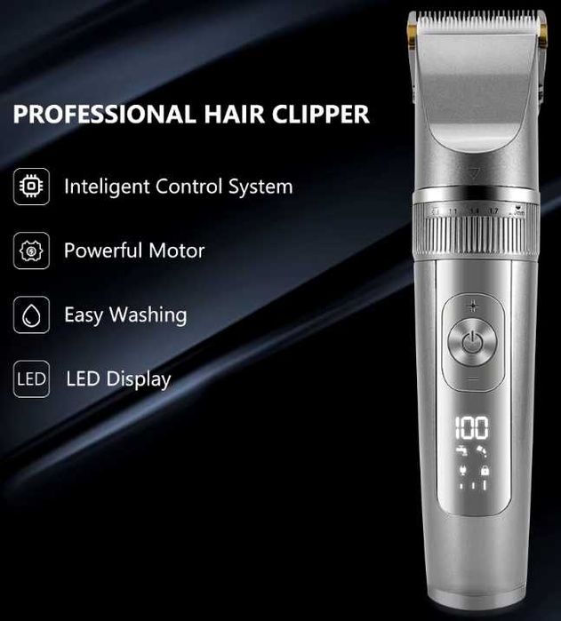 Професійна машинка для стрижки на аккумуляторі Захищена IPX7