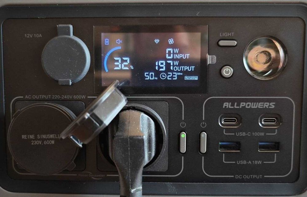 Электростанція Allpowers R600 (230V, 300Wh, нова)