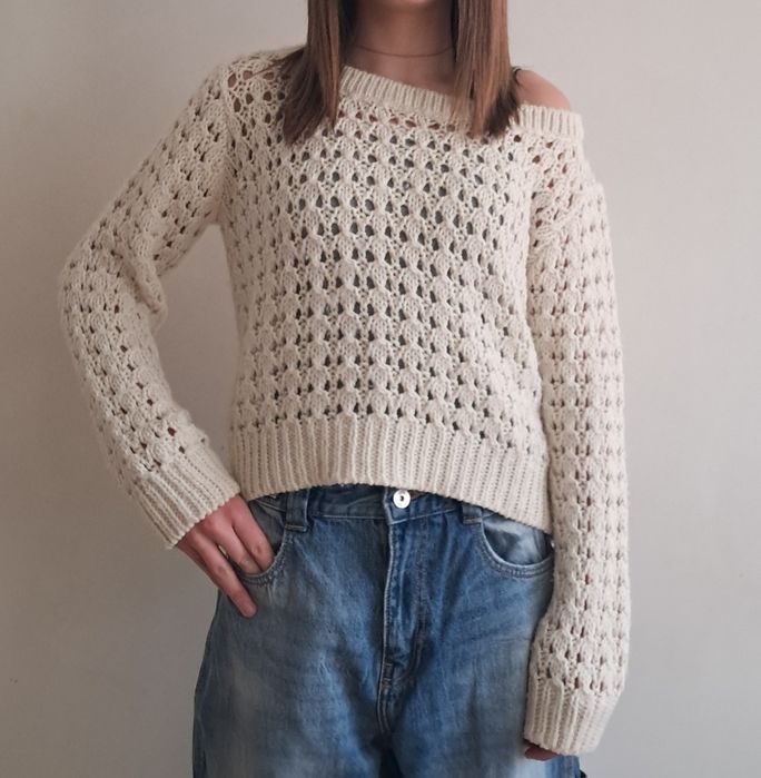 Divided sweter 10 % wool