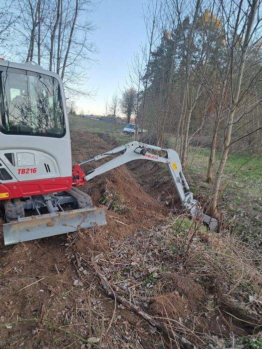 Usługi wynajem minikoparki i transport
