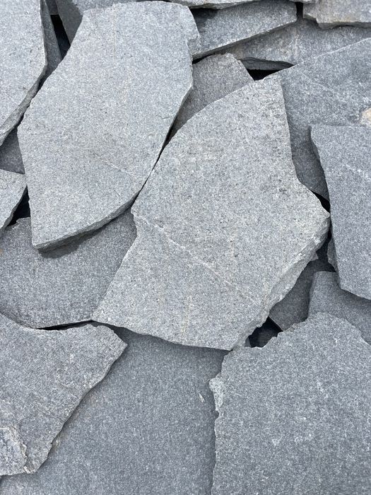 Szary ŁUPEK NATURALNY Kamień Elewacja Okładzina Płyty na Taras Schody