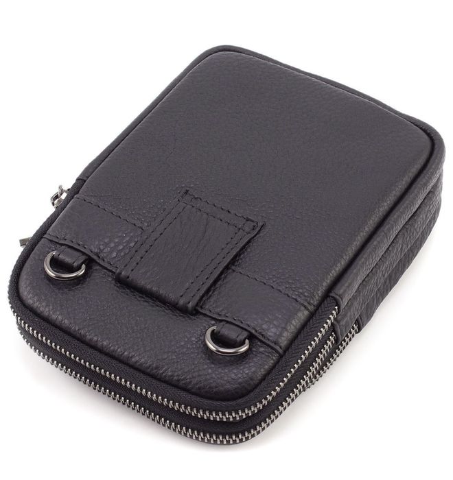 HT Leather маленька чоловіча сумка на пояс Мужская маленькая сумка