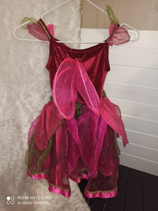 Маскарадный костюм наряд феи бабочки дюймовочки 2-3 лет