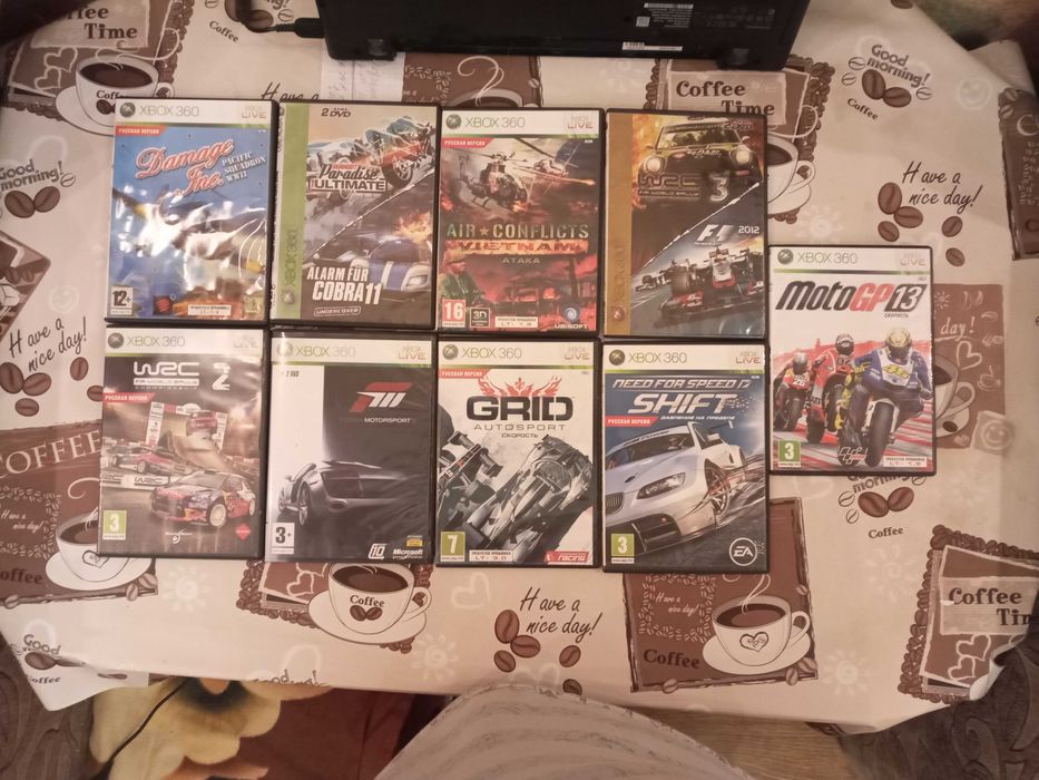 Продам диски с играми для XBOX 360