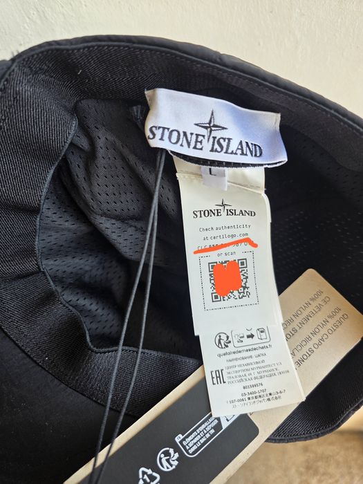 Кепка Stone Island Nylon Black оригінал нова