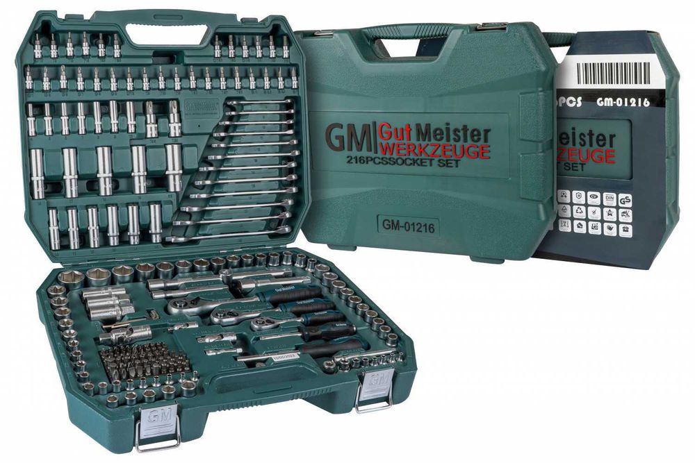 Набір інструментів GUT MEISTER 216 ШТ. GM - 216 НІМЕЧЧИНА