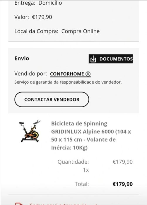 Bicicleta de spinning Gridinlux Trainer Alpine 6000