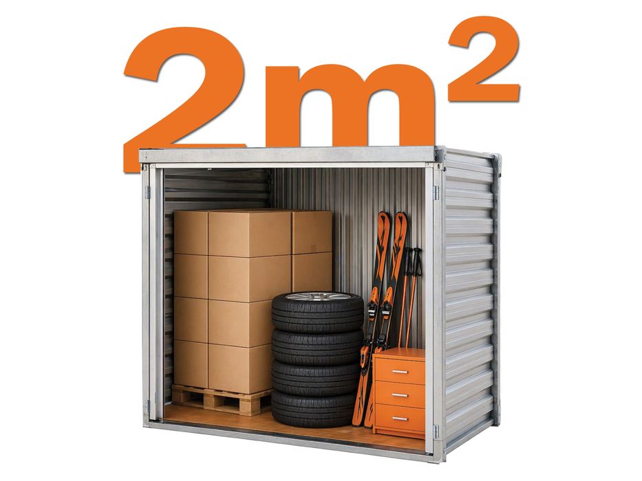 Magazyn do wynajęcia 2mkw self storage skrytka kontener do przechowywania rzeczy | Hotel dla rzeczy