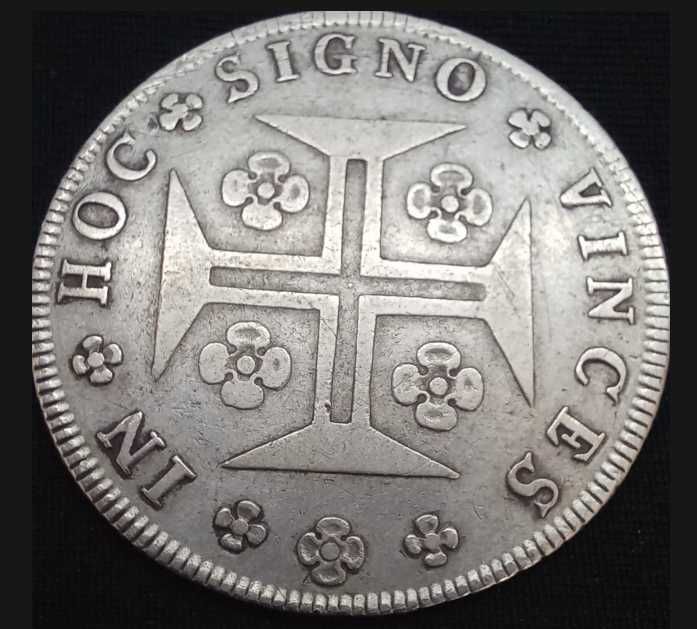 Cruzado Novo 1780 - Rara Variante de Legenda: "PORT.E.ALGREGES"