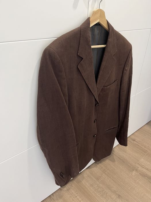 Blazer castanho - linho