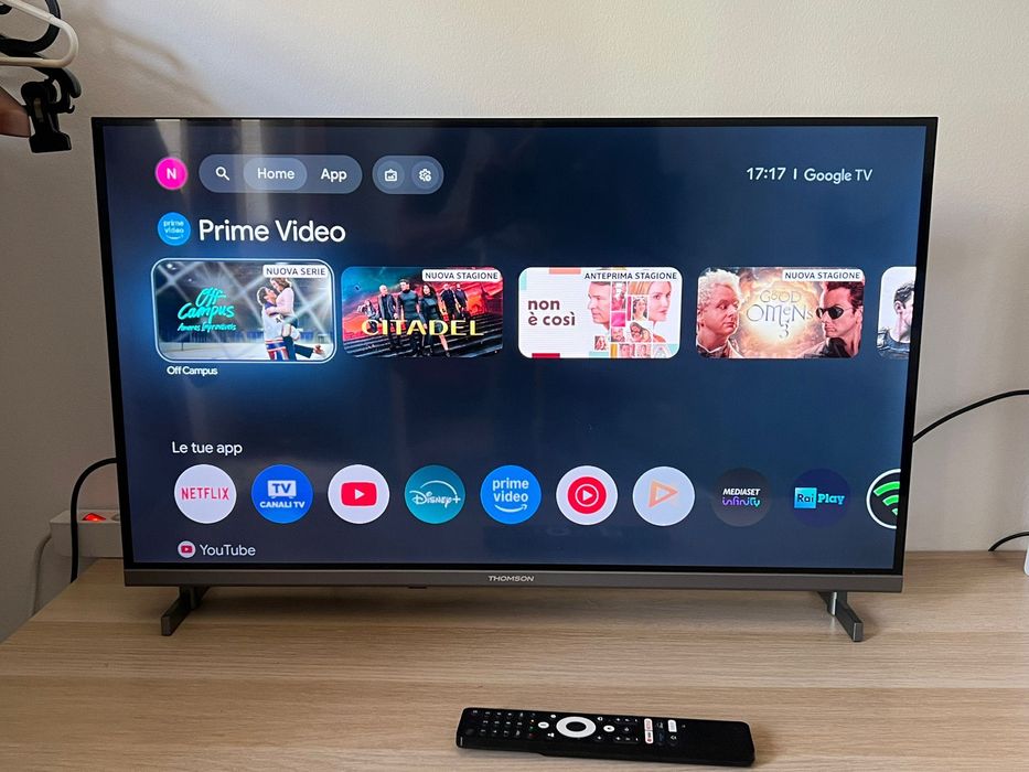 Thomson 32” Google TV QLED Smart TV Full HD
