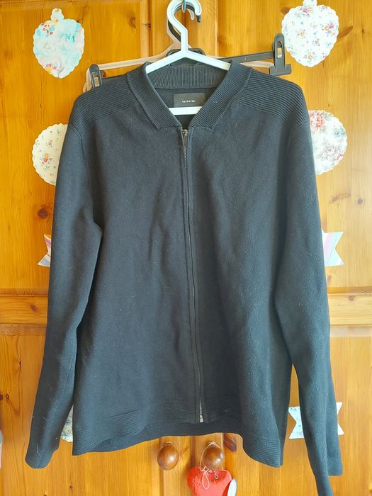 Sweter czarny męski gruby rozmiar M firma RESERVED