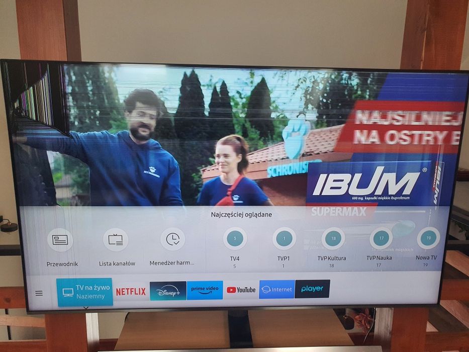 Tv Samsung UE65NU8072TXXH 65" uszk. matryca