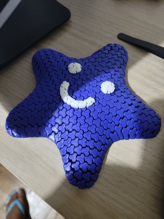 Estrela Articulada Flexível em Impressão 3D