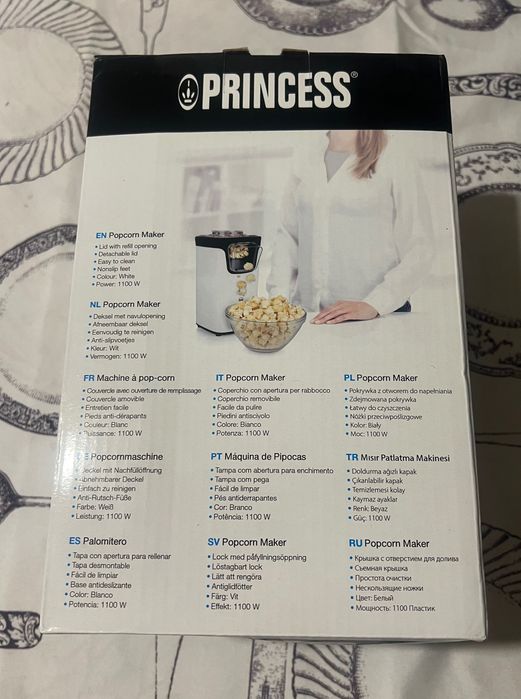 Máquina de pipocas - princess