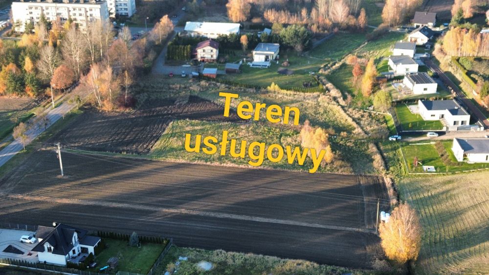 Działka usługowa Żory blisko ulicy Wodzisławska 5683m2 obok Biedronki