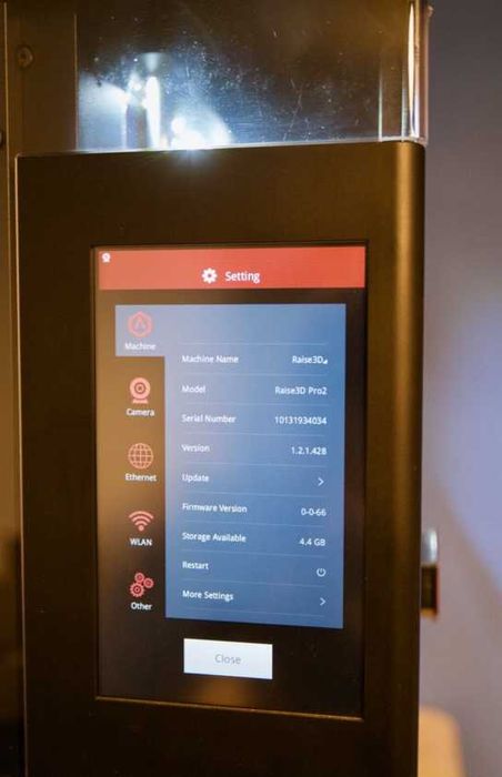 Impressora 3D da marca RAISE3D - Excelente estado / Pouquissimo Uso