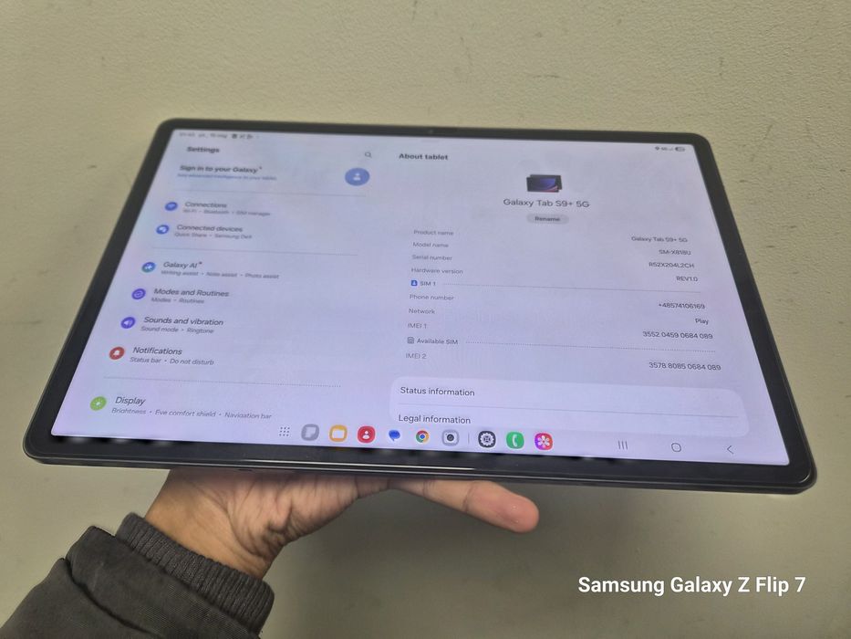 Samsung Galaxy Tab S9+ 5G, 12+256GB, S Pen, Galaxy AI