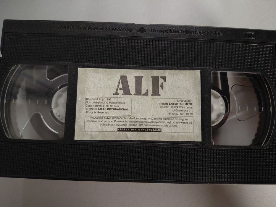 Alf vhs kaseta .
