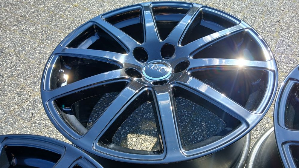 18" Audi oryginal 5x112  9j et52  A3 A4 A6 TT  czarny polysk Idealne