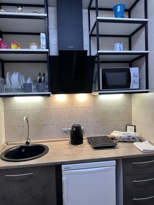 Подобово Студія на Подолі з терасою, Фіскальний чек Контрактова, Wi-Fi